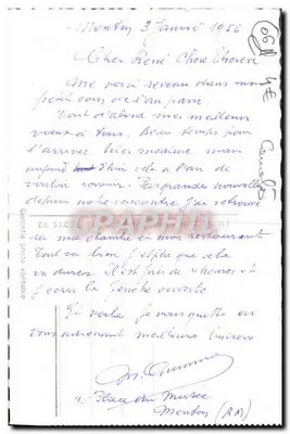 Cap-Martin - Vista panorámica sobre Menton y la Frontiera — M.18, editor S.I.C.A.G. — Reverso