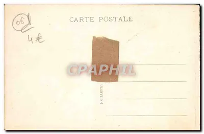 Fira-Cava (A.-M.) — Droga zimowa, wys. 1500 m. — Wydawca Gaetti Audibert, Hotel Méditerranée, Lucéram — Rewers
