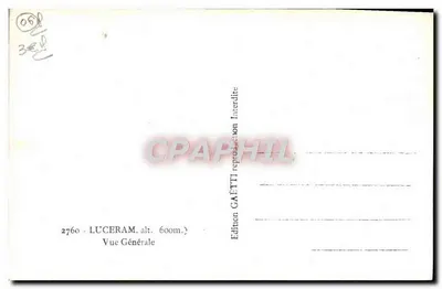Luceram — Ogólny widok — Wydawnictwo GATTI — Rewers