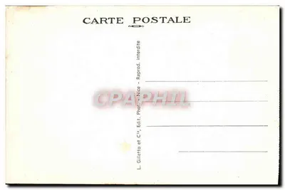 NICE — Ogólny widok Promenady Anglijskiej — L. Gilletta et Cie, Nice — Rewers