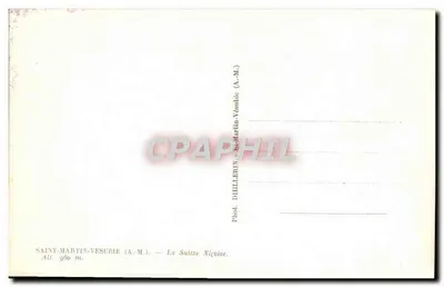Saint-Martin-Vésubie — A Suise Niçoise — Fot. Dhillerin (A.-M.) — Verso