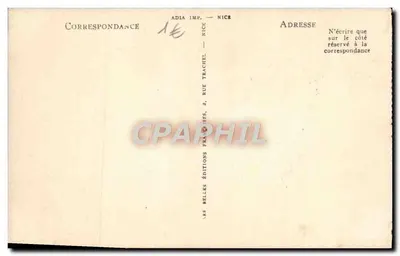Beaulieu-sur-Mer — Ogólny widok — Adia Imp. Nice — Rewers