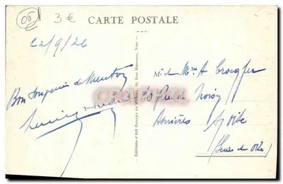 Menton. Cap-Martin — Le Grand Hôtel. (W oddali Monte-Carlo). RM. Widok wykonany z samolotu. — Rewers