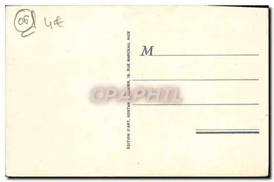 Menton Cap-Martin — Wielki Hotel — Widok z samolotu — RM — nr 453 — Rewers