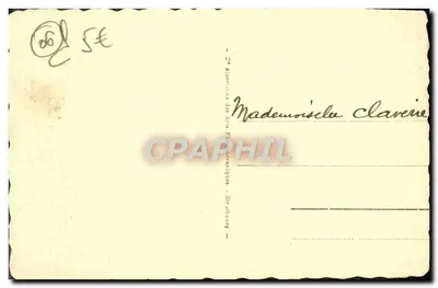 Roquebrune — Widok w kierunku Monako i Monte-Carlo — wydawca Cie Alpes-Maritimes, Strasbourg — Rewers