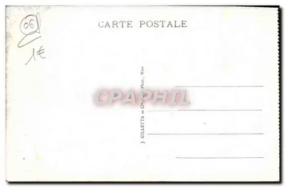 Nice — Promenade des Anglais — widok z nabrzeża — J. Gilletta, Nice, nr 49 — Rewers