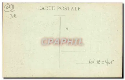 Nice — Plac Garibaldi — Pomnik Garibaldiego — Zarejestrowana marka M.N. nr 430 — Rewers