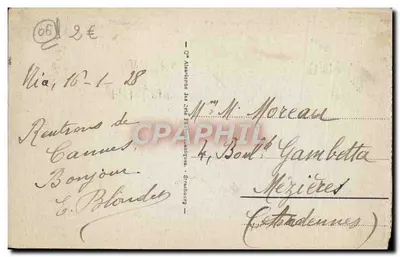 Nice — Fontanna Tritonów w Jardins du Roi Albert Ier — wydawca nieznany, nr 177 — Rewers