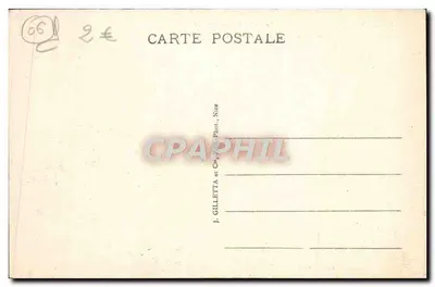 Nice - Die Höhle, Garten Albert I und Casino — Verlag Gilletta, Nr. 154 — Rückseite