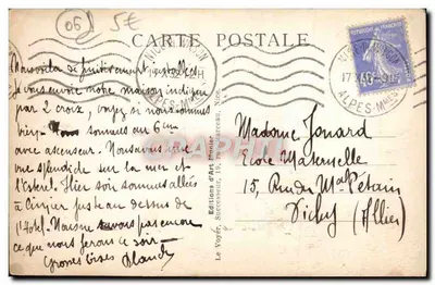 NICE — Les Ponchettes i zamek — Foto Munier, n°66 — Rewers