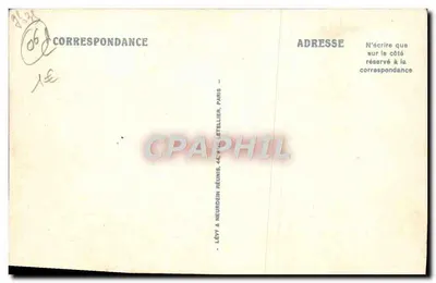 Peira Cava — Caminho da Pedra Plata e os Hotéis — Lévy & Neurdein Réunis, Paris — Verso