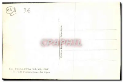 Peïra-Cava (A.M.) — Orientierungstafel — Edition Borenni, Peïra-Cava — Rückseite