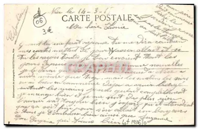 Nice — Promenade du Midi / Allée des Palmiers — GLETTA frères, nr 130 — Rewers