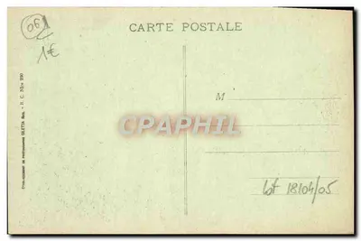 Nice - Wodospad Gairaut - Kanał Vésubie — wydanie Impr. Gletta, nr 1169 — Rewers