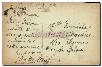 Nice - Ogród Króla Alberta I - Hotel de France i Hotel Ruhl — Rewers