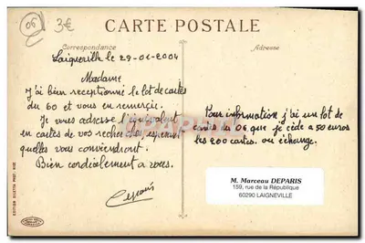 Côte d'Azur, z lotu ptaka, z Nice do Menton — Wydawnictwo Biletta Phot. Nice, nr 1 — Rewers
