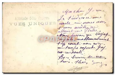 Trasa Grande Corniche — widok panoramiczny — VUES UNIQUES — Rewers