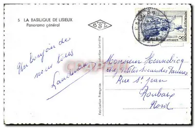 Bazylika w Lisieux — Ogólny panorama — Wyroby Francuskie — Rewers