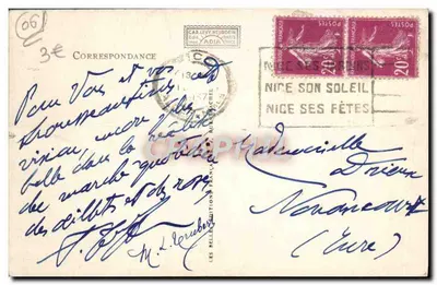 Nice — O Mercado das Flores — Adia, n°256 — Verso