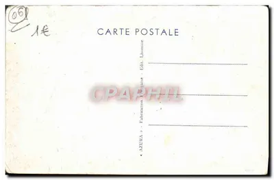 Nice - La Jetée-Promenade widziana z Zamku — Azura, n° 1050 — Rewers