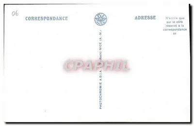 Eze — Widok z Wielkiej Korniche — A.D.I.A. n°12118 — Rewers
