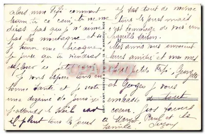 Corniche-d'Or - Théoule supérieur — Ponta da Galère e vista de Cannes — RM, n°618 — Verso
