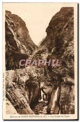 पुगेट-थेनियर्स के आसपास (A.-M.) — सियांस के गॉर्ज — फोटो. विएट, डिग्ने