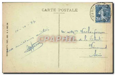 Menton - Ponte e Ravin St-Louis — Edição Maletta, Nice 290 — Verso