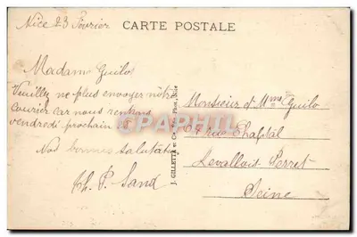 Beaulieu — Ogólny widok i Święty Jan Cap Ferrat — Widok z Nowej Corniche — Rewers