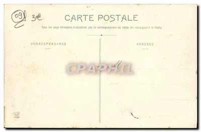 Foix — Widok z Montgauzy — Ariège — Fototypia Labouche Frères, Toulouse, nr 39 — Rewers