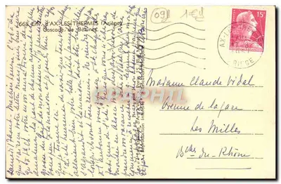 Wodospad Bezines — Ax-les-Thermes (Ariège) — Yvon — Rewers