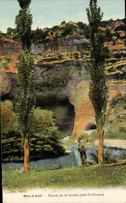 Mas-d'Azil — Entrada da Gruta (lado St-Girons) — Ed. Supéry