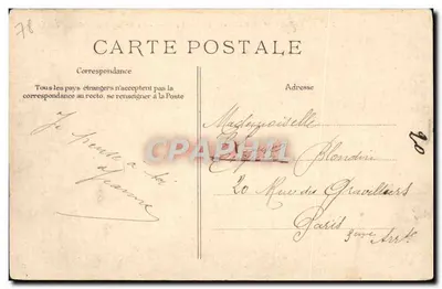 Saint-Germain-en-Laye — O Parque - O Parterre e a Rua das Loges — editor Rosies, n°37 — Verso