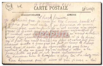 Abbeville — L'Église St-Vulfran — Tourelle du Guetteur de nuit — LL — Verso