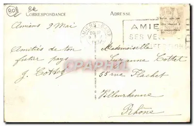 Amiens — O Mercado sobre a Água — LL. n°145 — Verso