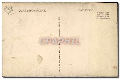 Amiens — Katedra. Anioł Płaczący — LL — Rewers