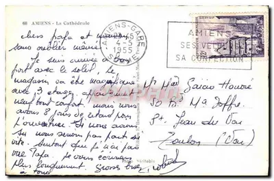 Amiens - Katedra — wydawca Farnignies, n°68 — Rewers