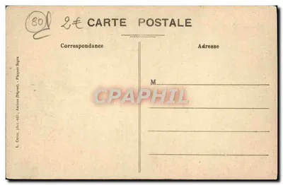 Piękny Bóg — Amiens — wydawca L. Caron, nr 449 — Rewers