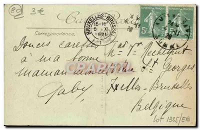 Amiens — Katedra — Front południowy — LL. — N° 103 — Rewers