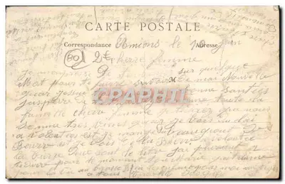 Amiens — Katedra — widok fasady gotyckiej — Wydawca w Amiens, n°2 — Rewers