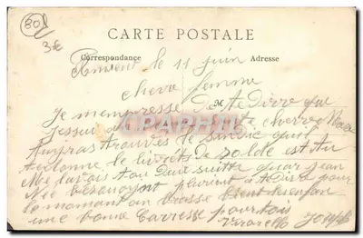 Amiens - Katedra - Dziecko Płaczące — Wydawca Ehe, nr 4 — Rewers