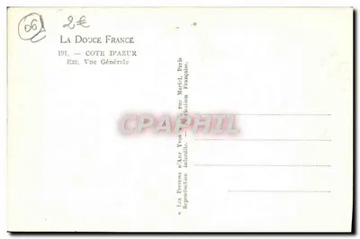 Eze — Ogólny widok — La Douce France, Paryż — Rewers