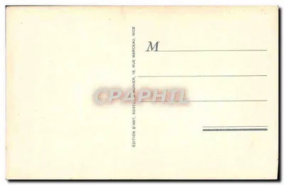 ÉZE (A.M.) — Widok ogólny — RM — Wydawnictwo Rostil & Munier, Nice — Rewers