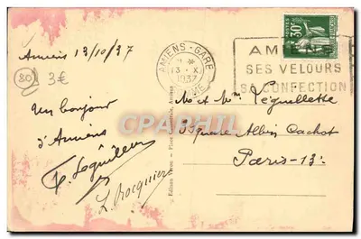Amiens - Vue générale — Édition Veron, Amiens, n°22 — Verso