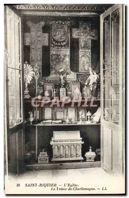 Saint-Riquier — A Igreja. O Tesouro de Carlos Magno — LL