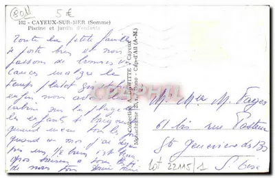 केयूज़-सर-मर — स्विमिंग पूल और बच्चों के बगीचा — निर्माता A. डी'विट, केयूज़-सर-मर — पीछे