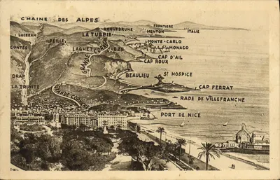 Panorama da Grande Corniche — Excursão da Grande Corniche — Editor: Le Belvédère d'Èze