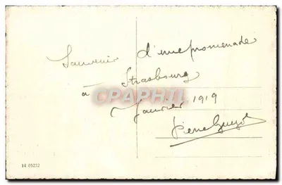 Strasburg — Katedra Najświętszej Maryi Panny — wydawca E. Münster — Rewers