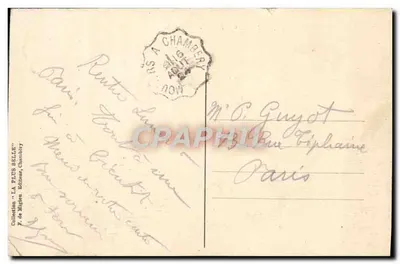 Brides-les-Bains e o Bosque de Cythère — 3305 — Editor: F. de Migien, Chambéry — Verso
