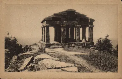Le Donon — Templo da Glória — Editor: Le Donon, Imp. Braun & Cie, Strasbourg